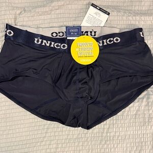 Men's Unico Black Boxer Briefs